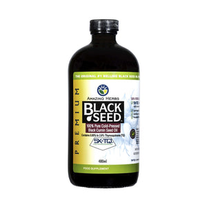 Amazing Herbs UK Amazing Herbs Premium 100% Pure Cold-Pressed Black Cumin Seed Oil, 480ml
